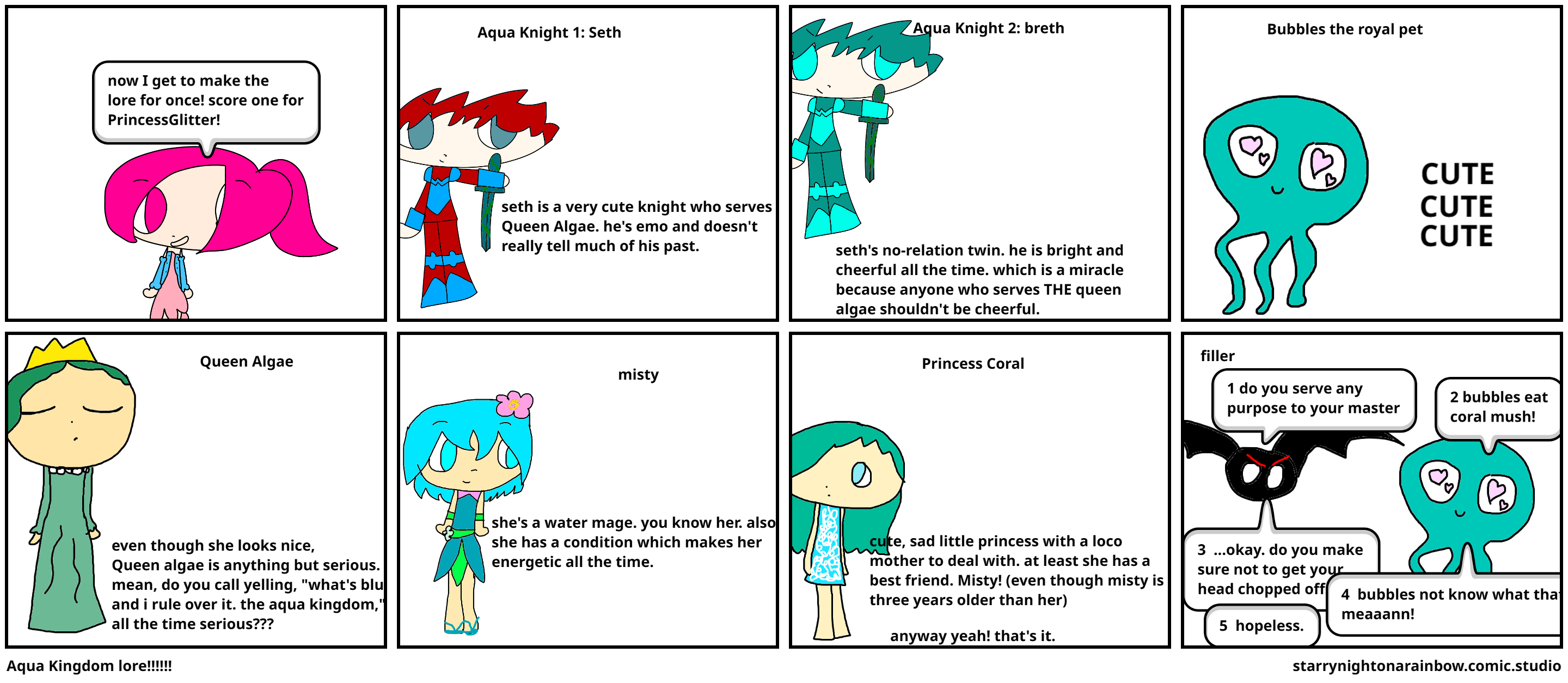 Aqua Kingdom lore!!!!!!