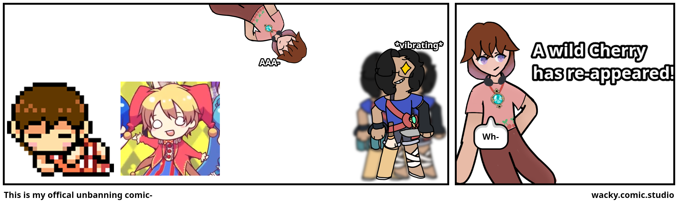 This is my offical unbanning comic-