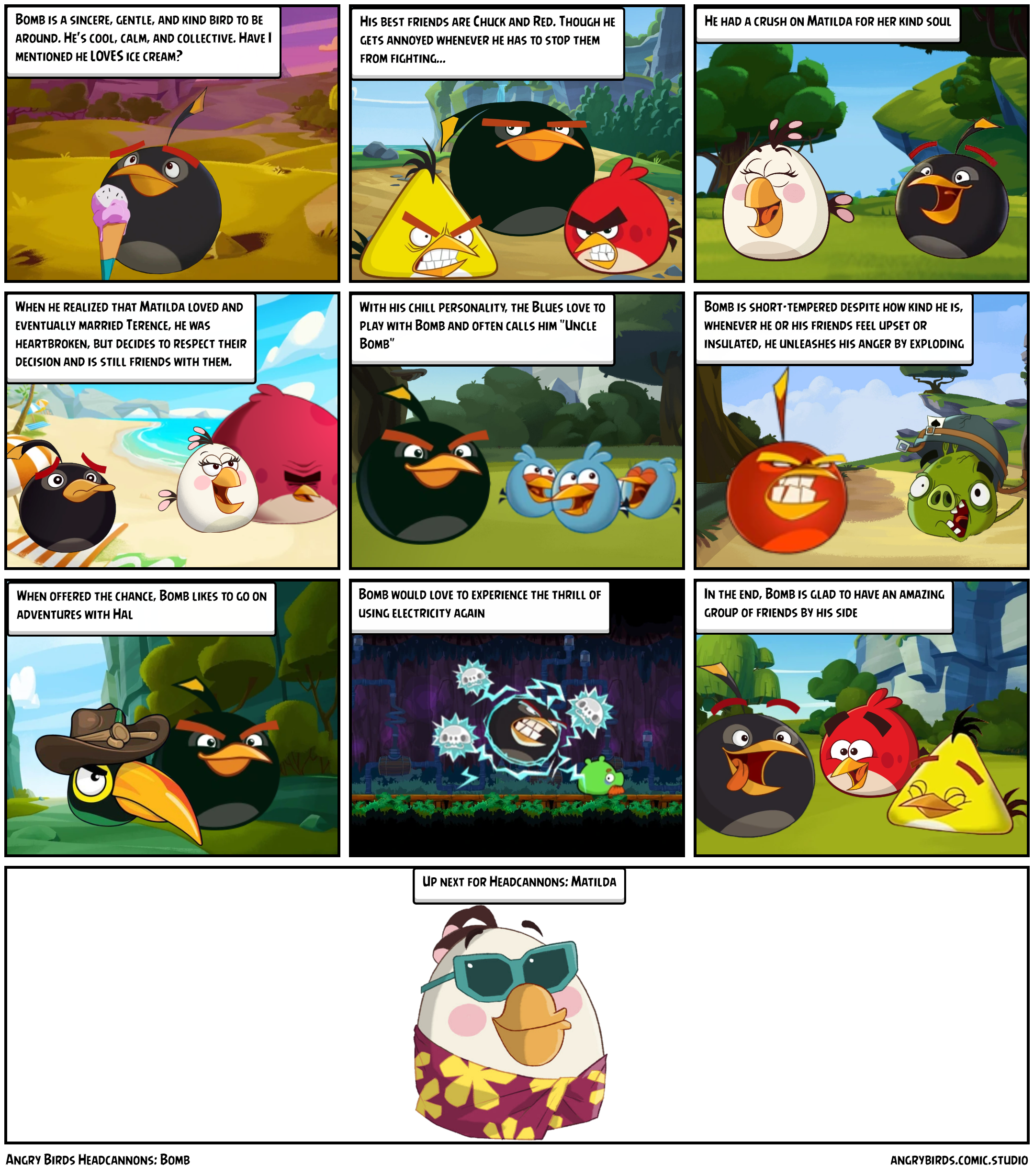 Angry Birds Headcannons: Bomb