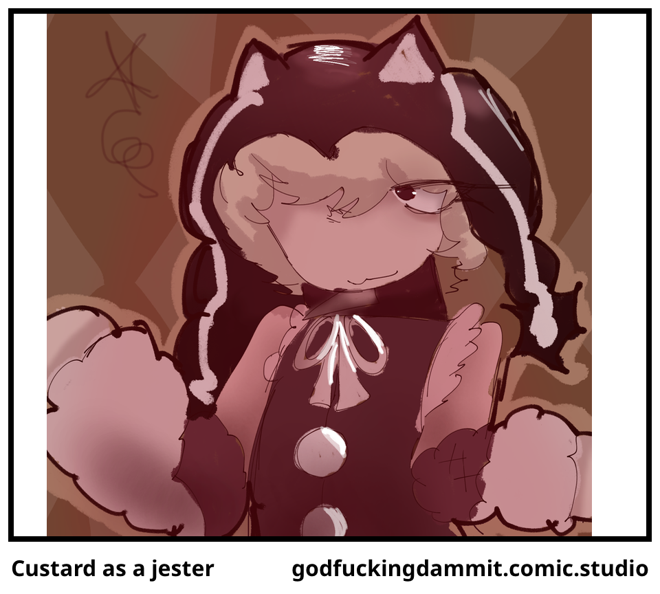 Custard as a jester