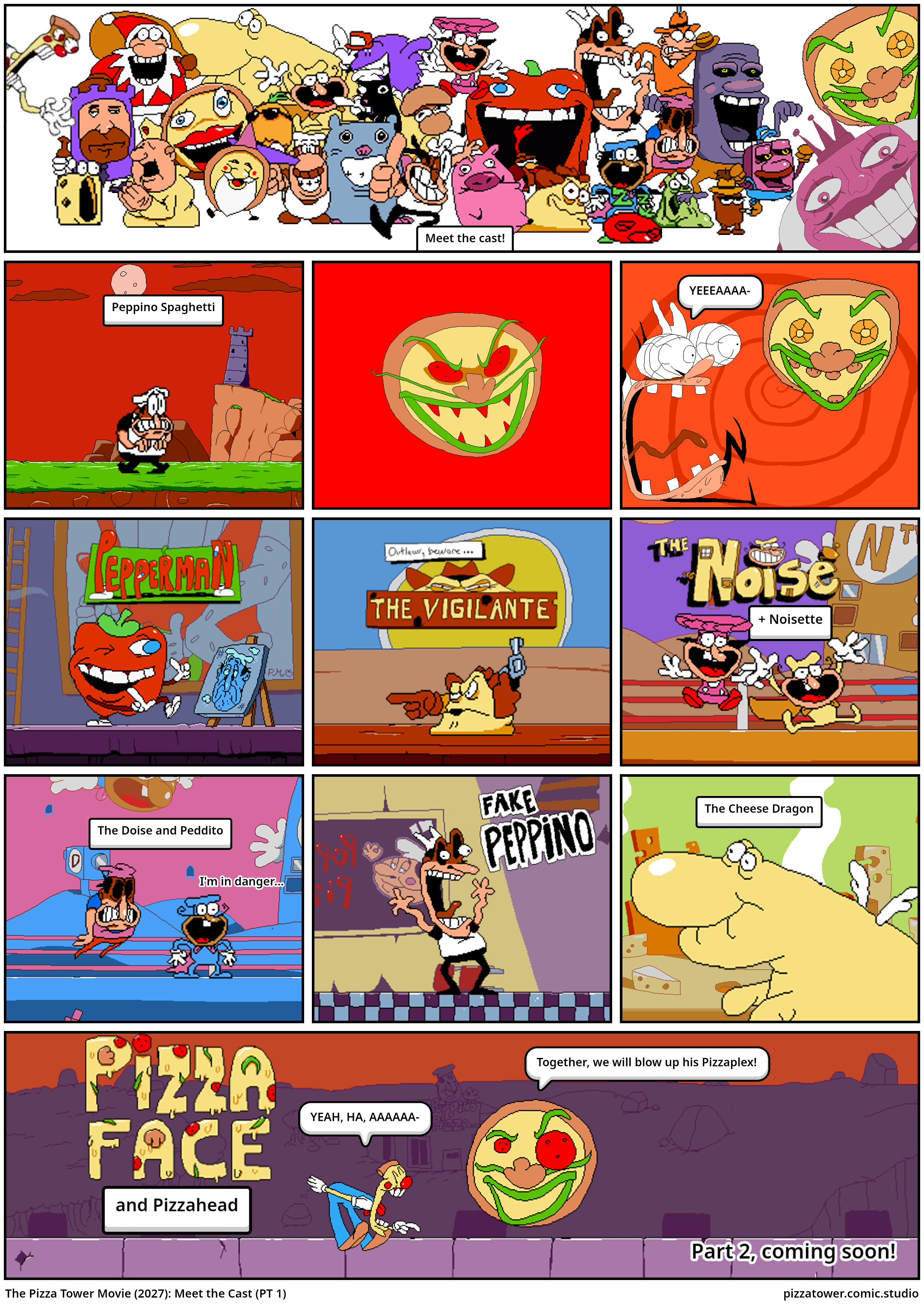 The Pizza Tower Movie (2027): Meet the Cast (PT 1)