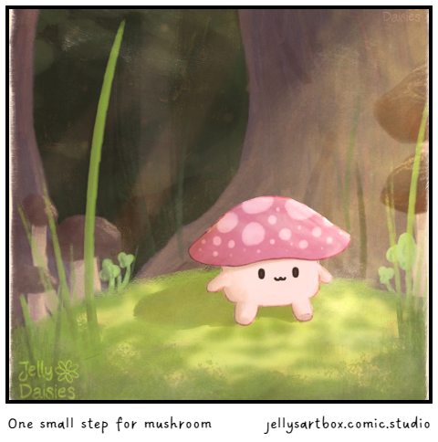 One small step for mushroom