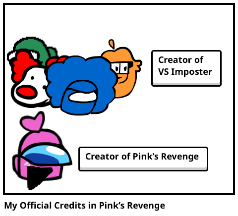My Official Credits in Pink’s Revenge 