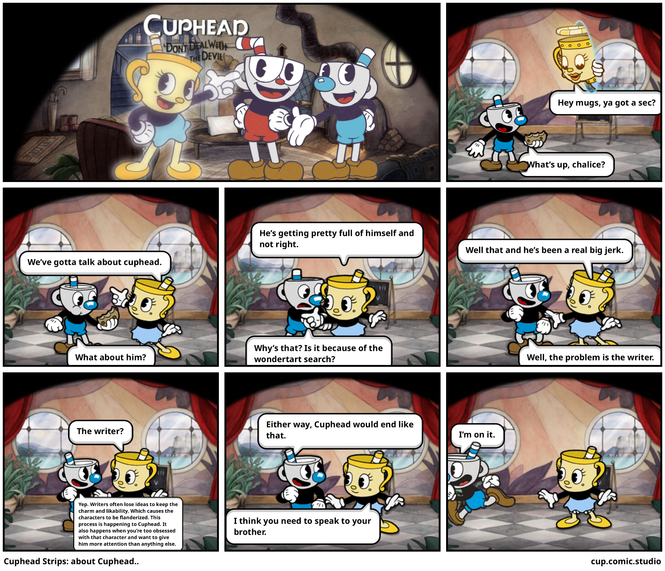 Cuphead Strips: about Cuphead..