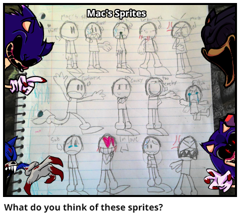What do you think of these sprites?