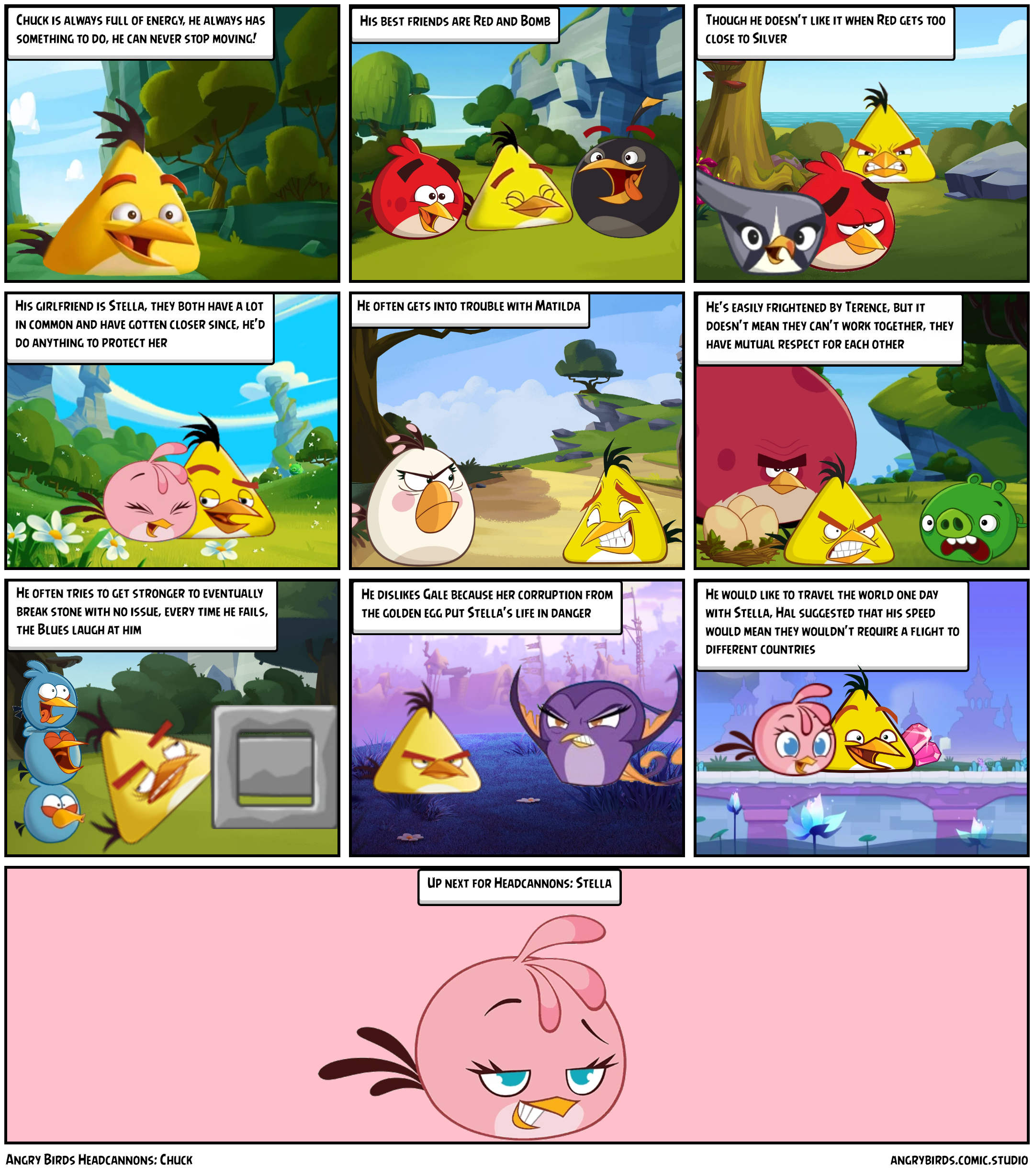 Angry Birds Headcannons: Chuck