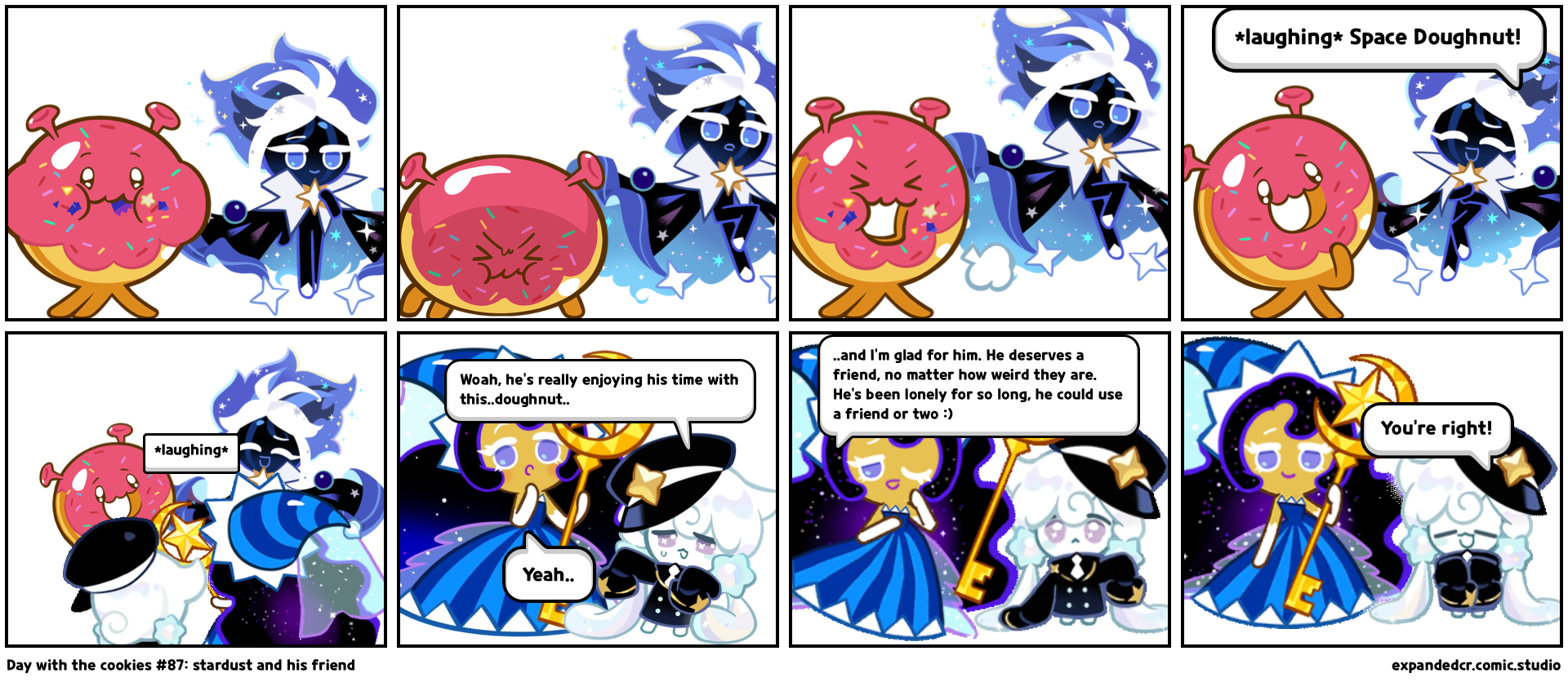 Day with the cookies #87: stardust and his friend