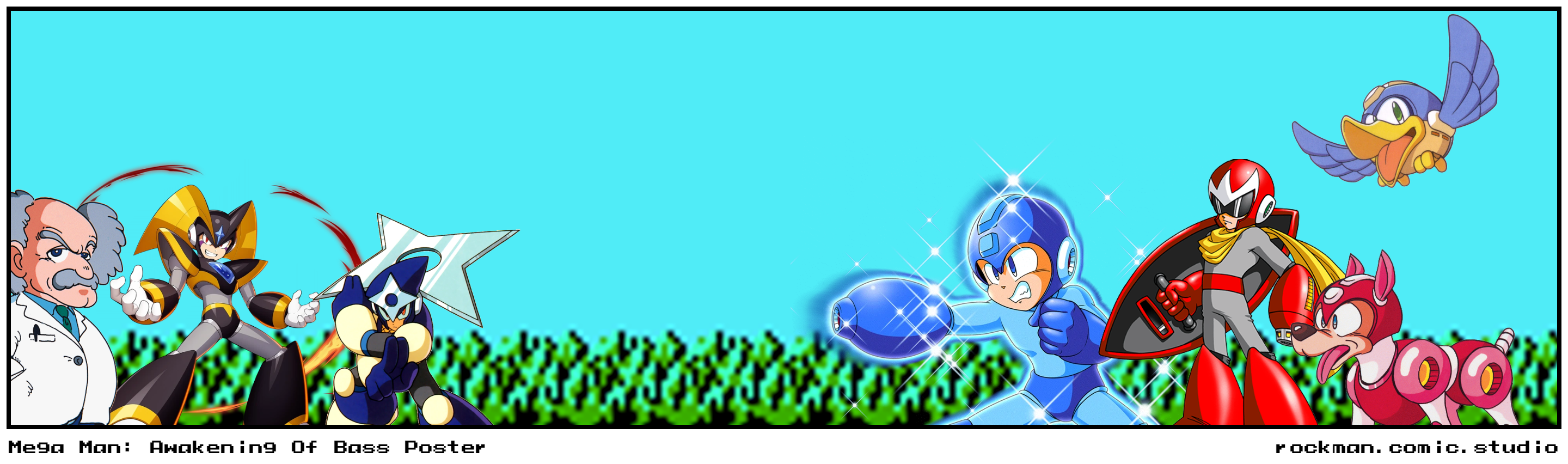 Mega Man: Awakening Of Bass Poster