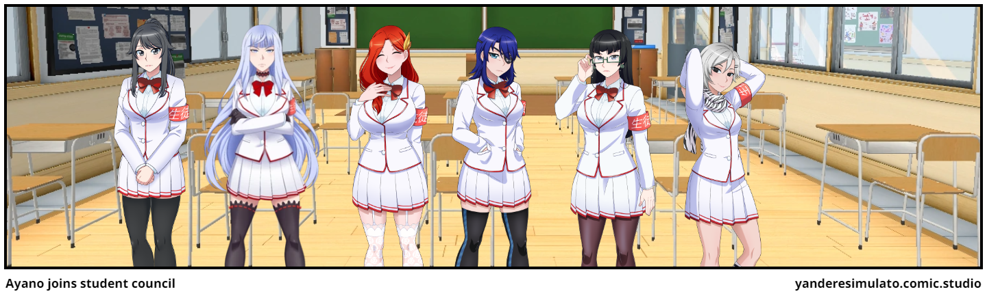 Ayano joins student council