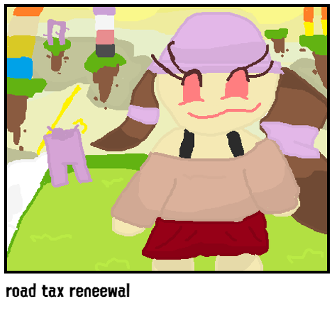 road tax reneewal            