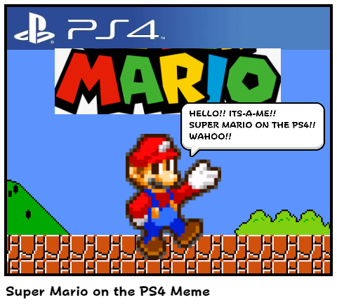 Super Mario On PS4 In 2022! 