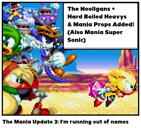 The Mania Update 3: I'm running out of names