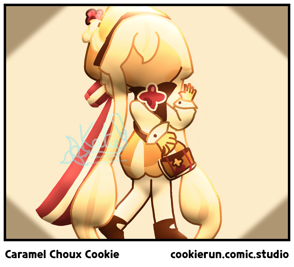 Caramel Choux Cookie