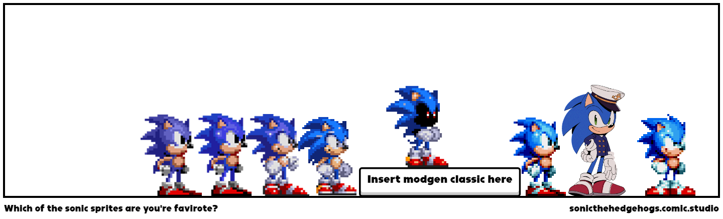 Do you have a favorite Sonic sprite?