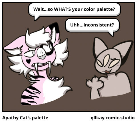 Apathy Cat’s palette