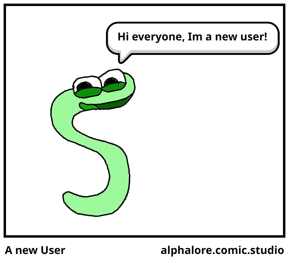 A new User
