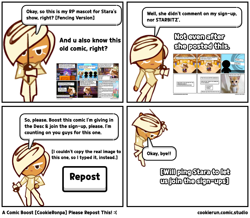 A Comic Boost [CookieRonpa] Please Repost This! :(