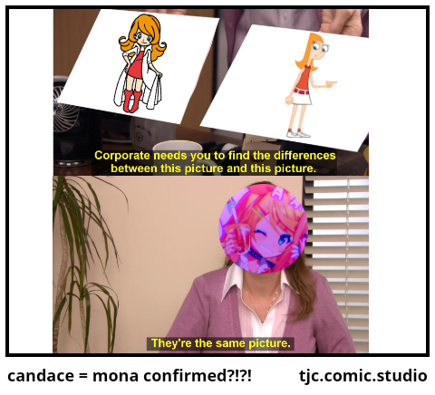 candace = mona confirmed?!?!