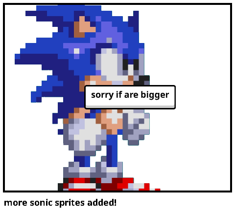 Comics with more sonic sprites (sorry if here are same sprites