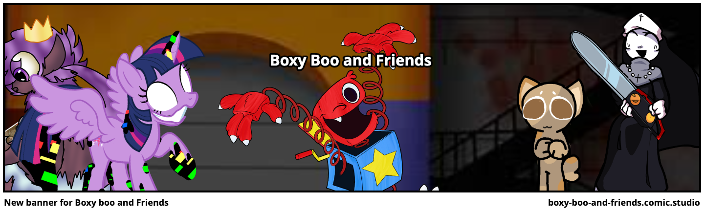 New banner for Boxy boo and Friends