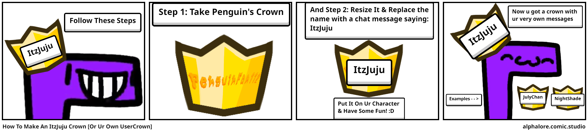 How To Make An ItzJuju Crown [Or Ur Own UserCrown]