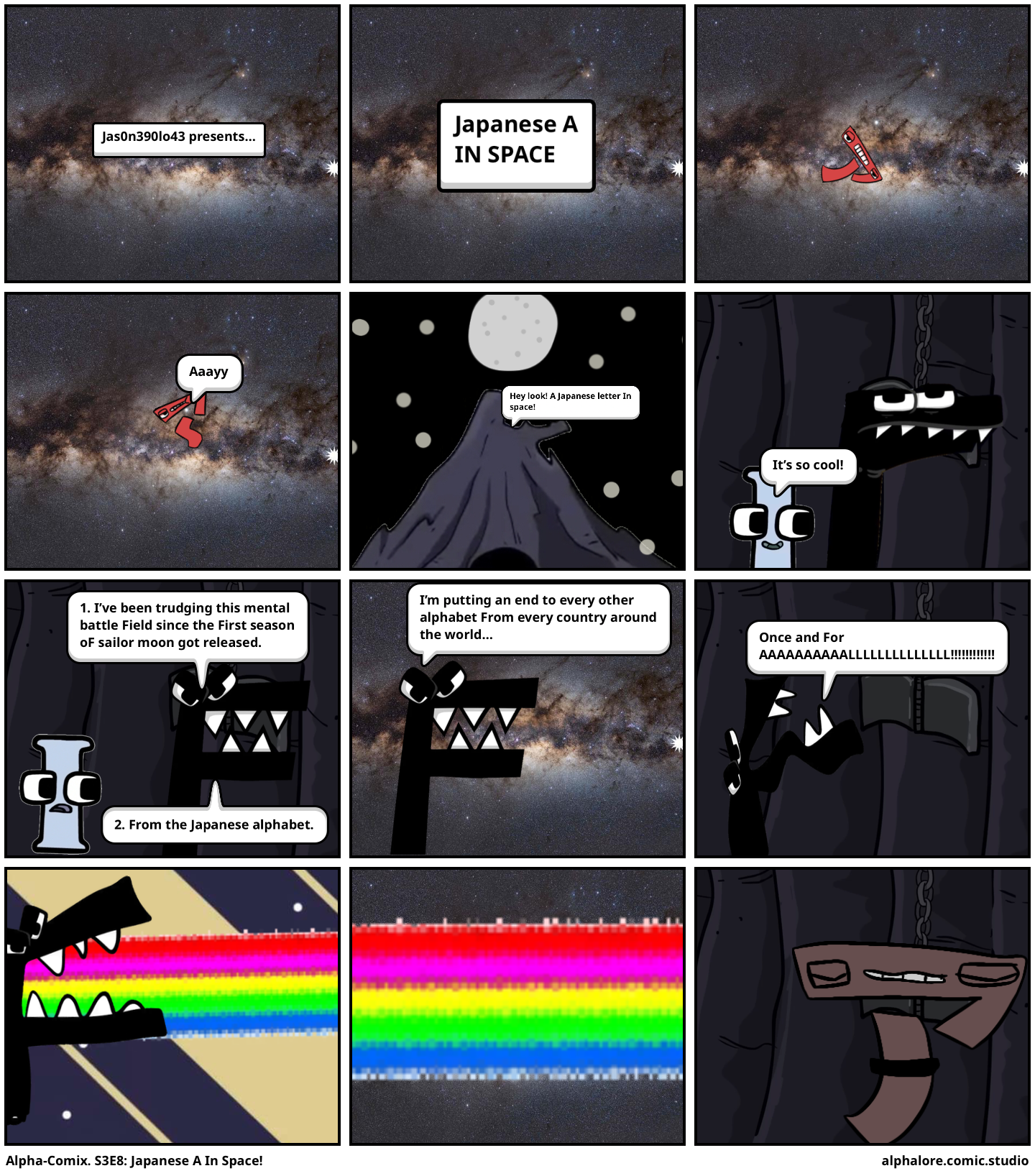 Alpha-Comix. S3E8: Japanese A In Space!