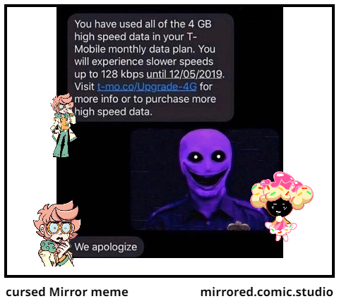 cursed Mirror meme