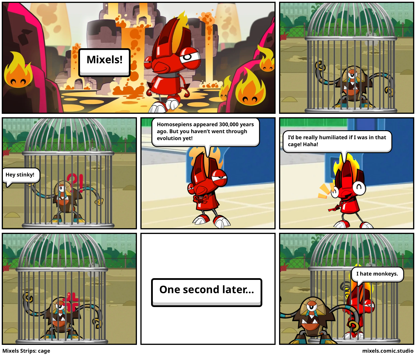 Mixels Strips: cage