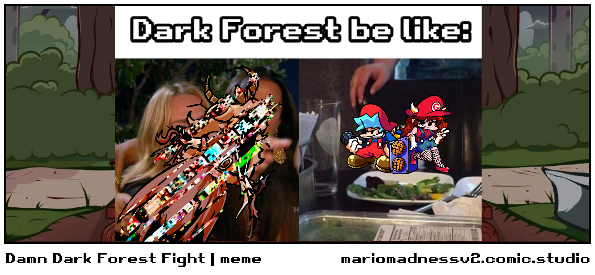 Damn Dark Forest Fight | meme