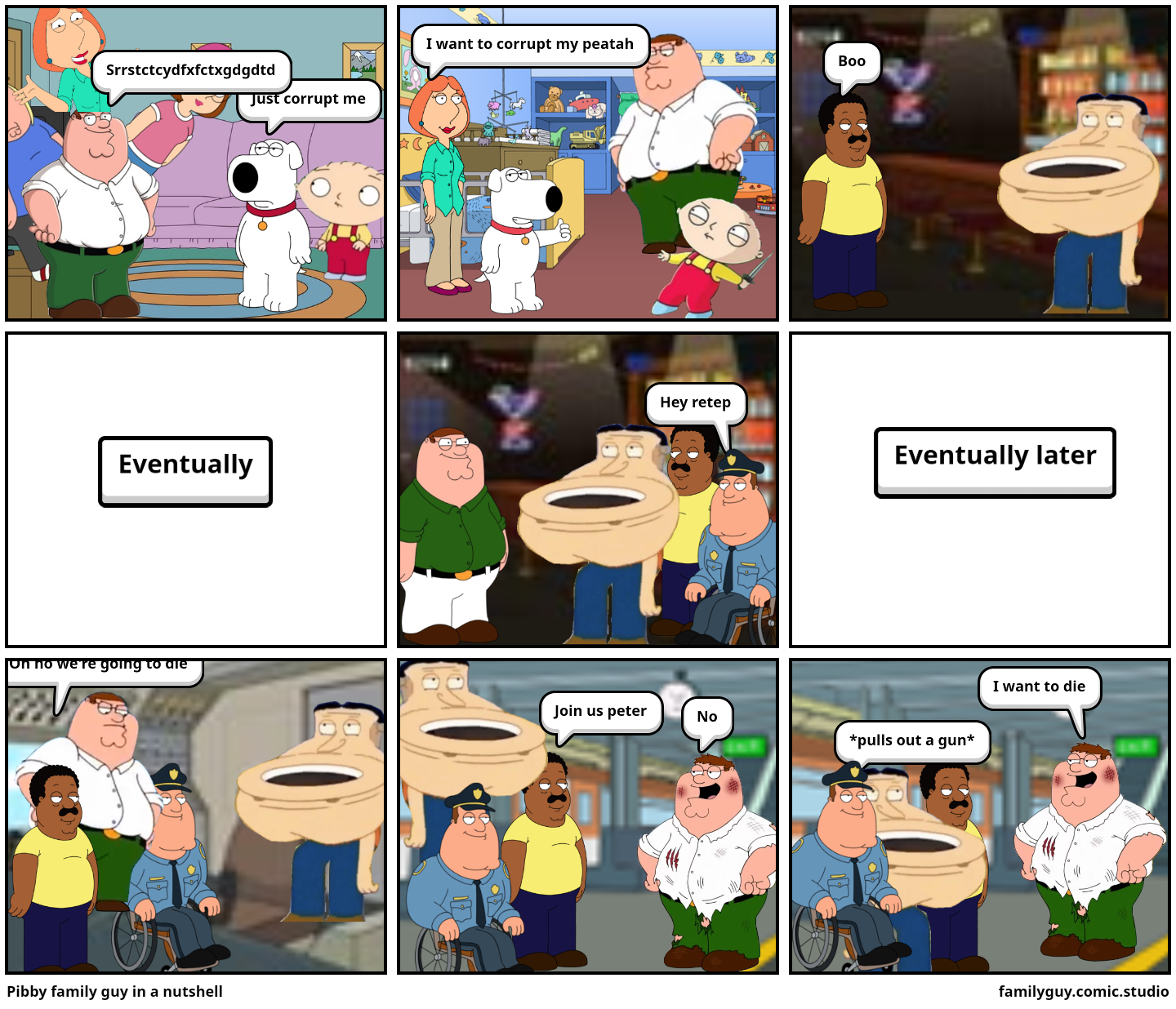 Pibby family guy in a nutshell - Comic Studio