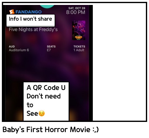 Baby’s First Horror Movie :,)