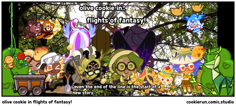 olive cookie in flights of fantasy!