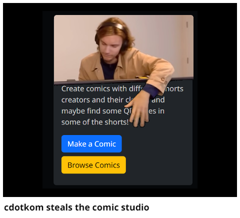 cdotkom steals the comic studio