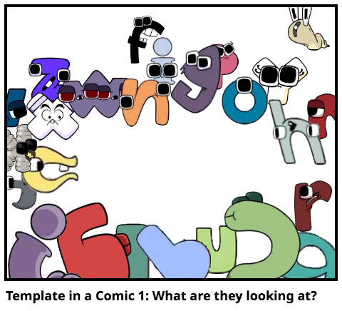 Template in a Comic 1: What are they looking at?