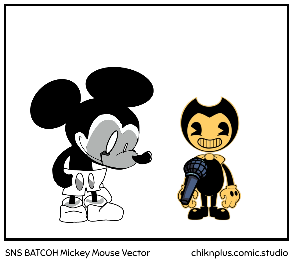 SNS BATCOH Mickey Mouse Vector