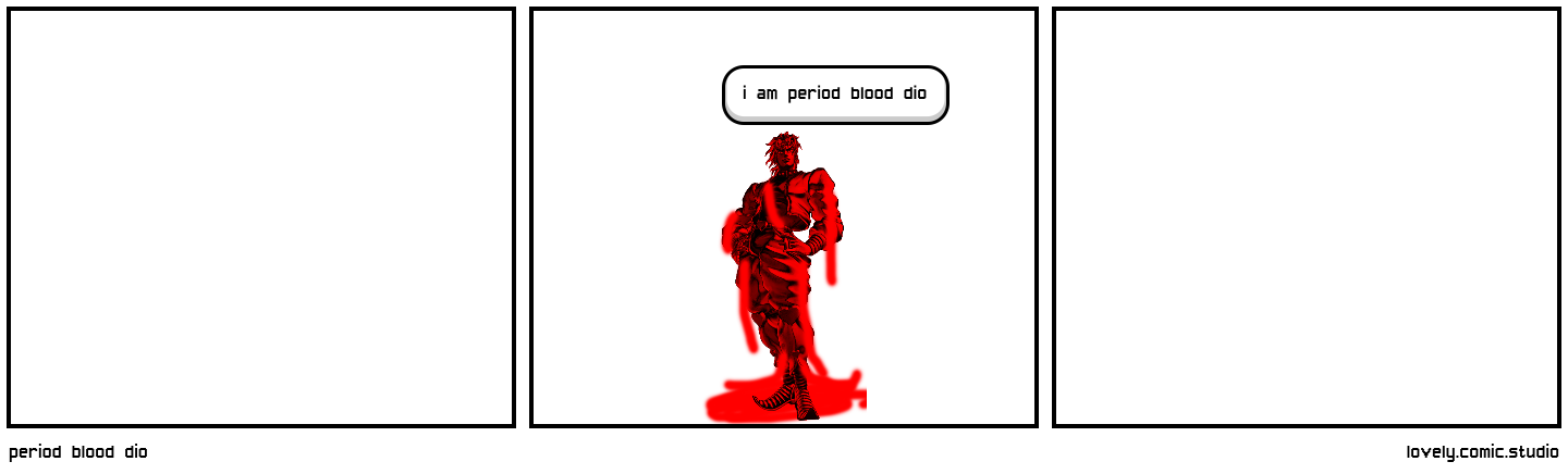 period blood dio