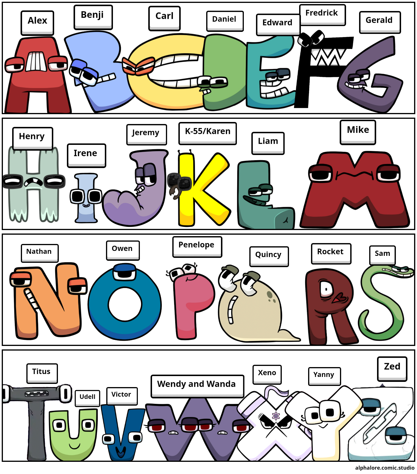 alphabet lore comics s｜TikTok Search