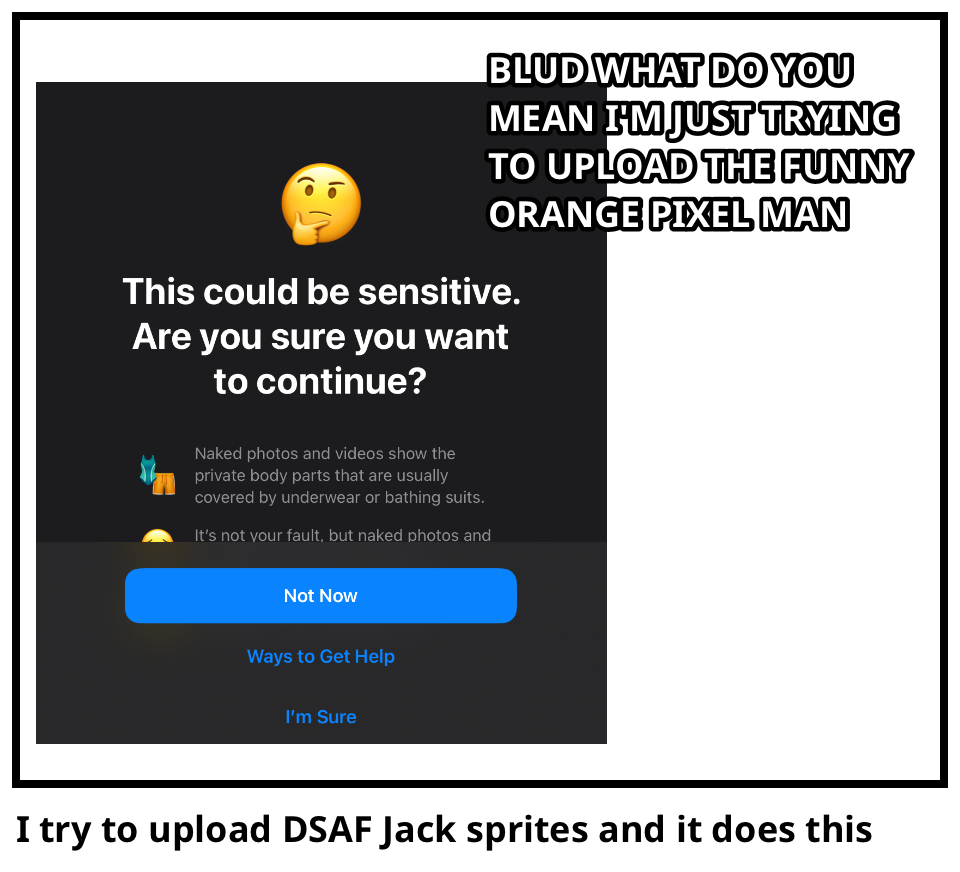 I try to upload DSAF Jack sprites and it does this