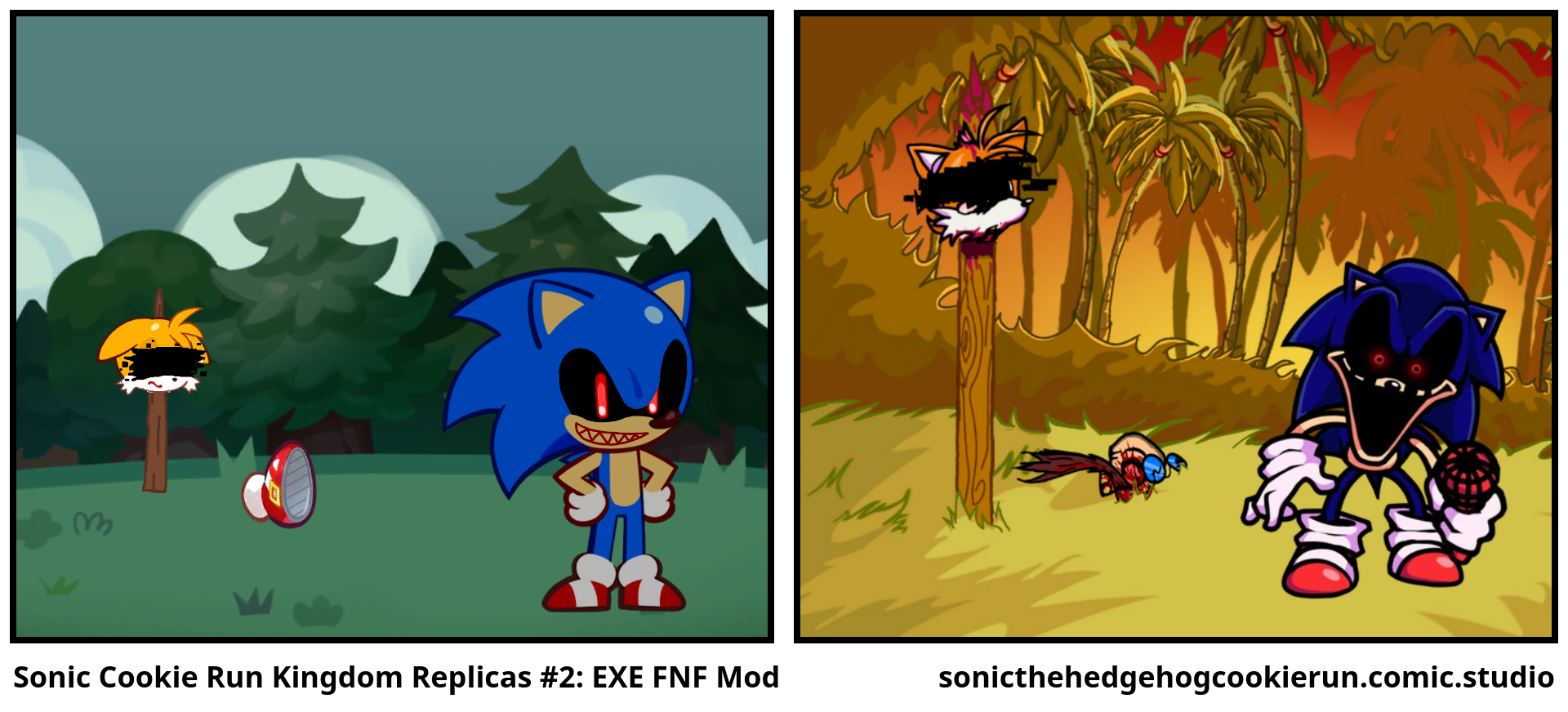 Sonic Cookie Run Kingdom Replicas #2: EXE FNF Mod
