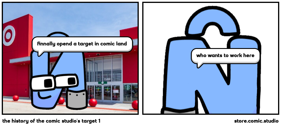 the history of the comic studio's target 1