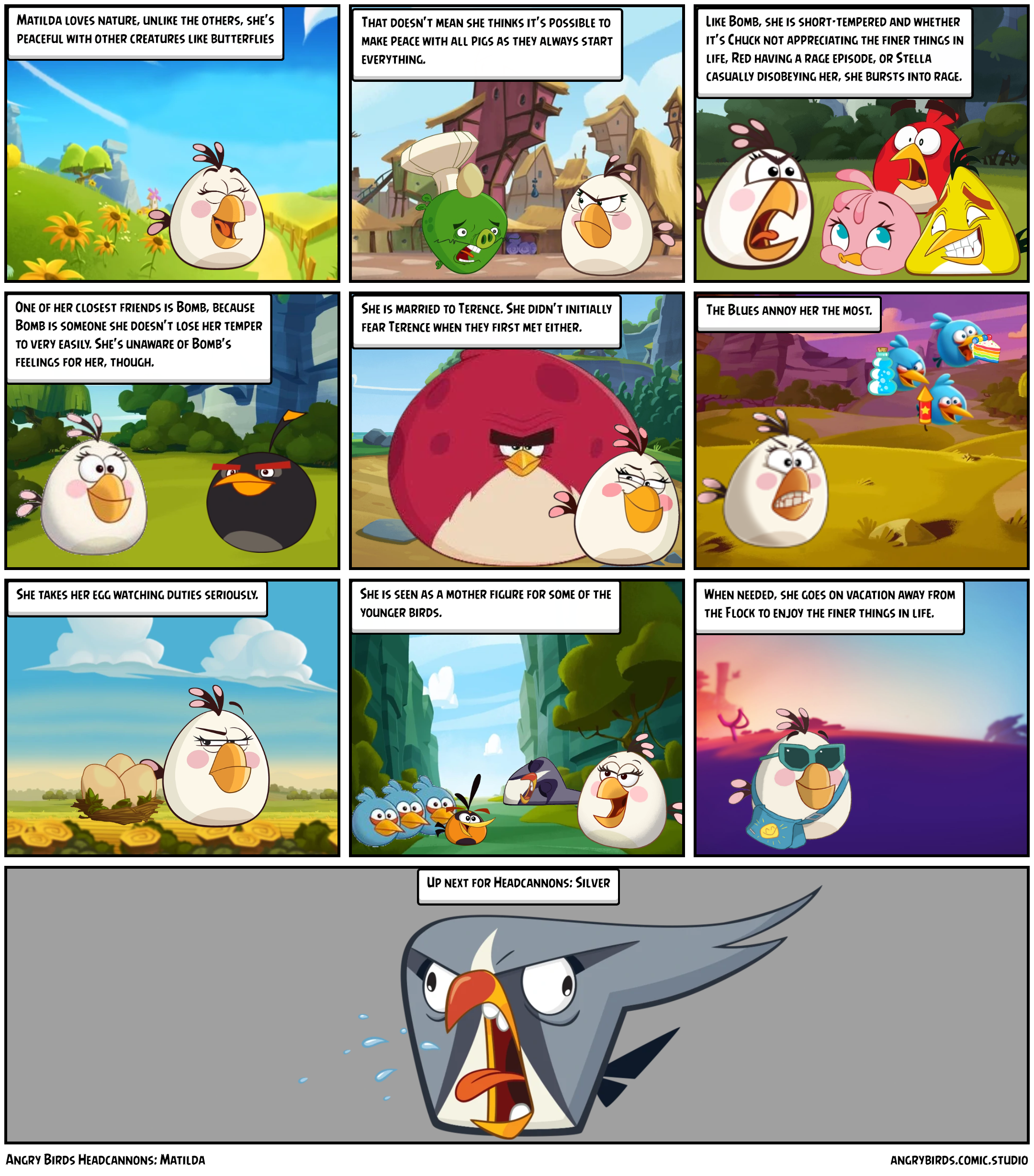 Angry Birds Headcannons: Matilda
