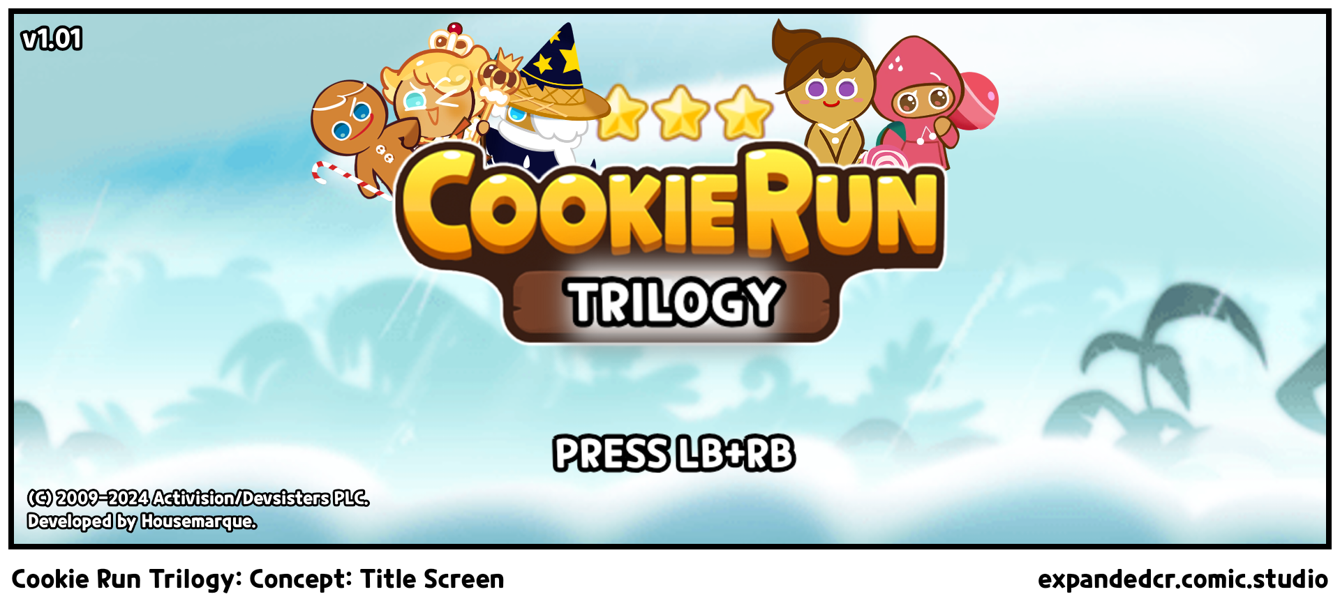 Cookie Run Trilogy: Concept: Title Screen