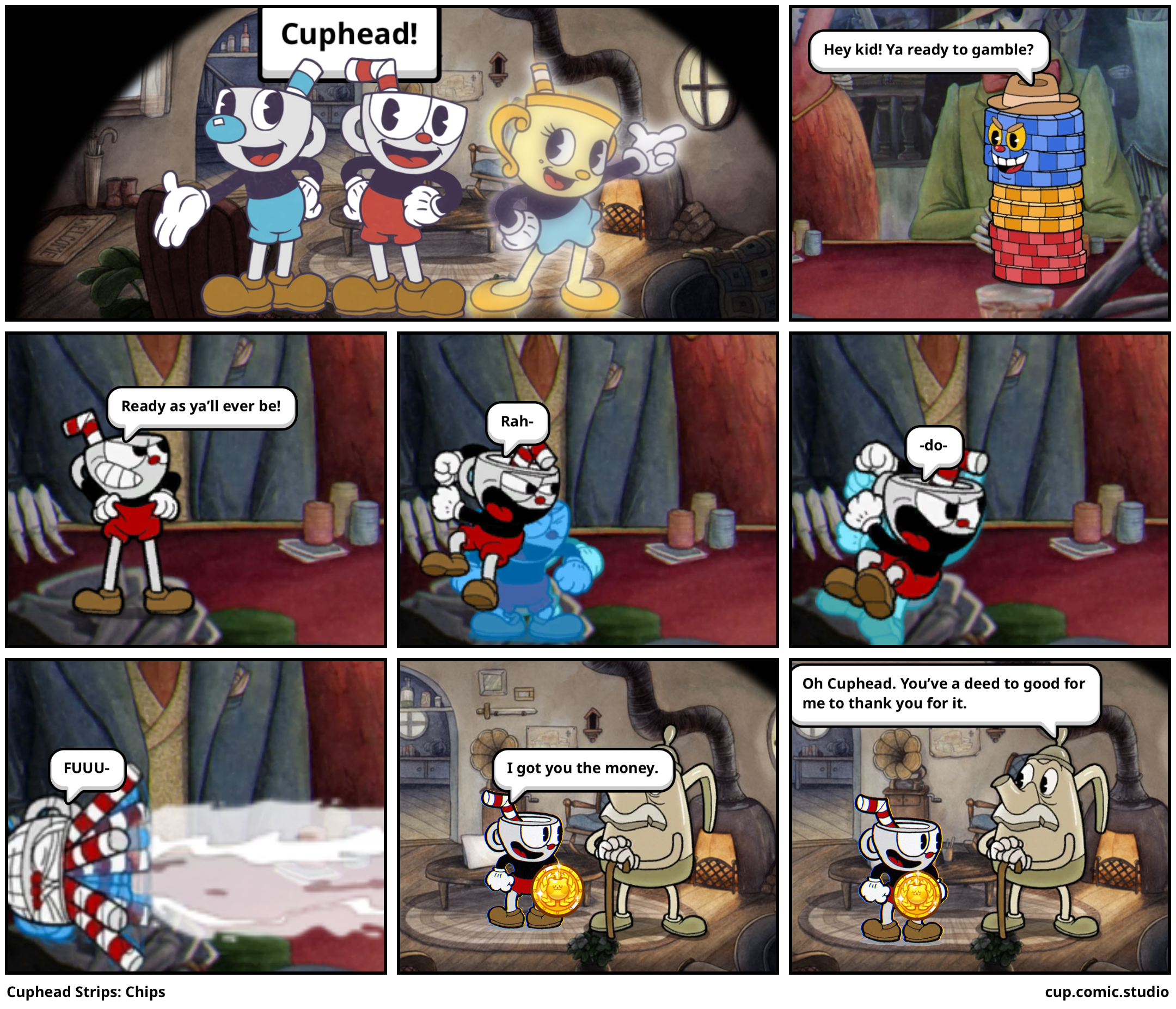 Cuphead Strips: Chips