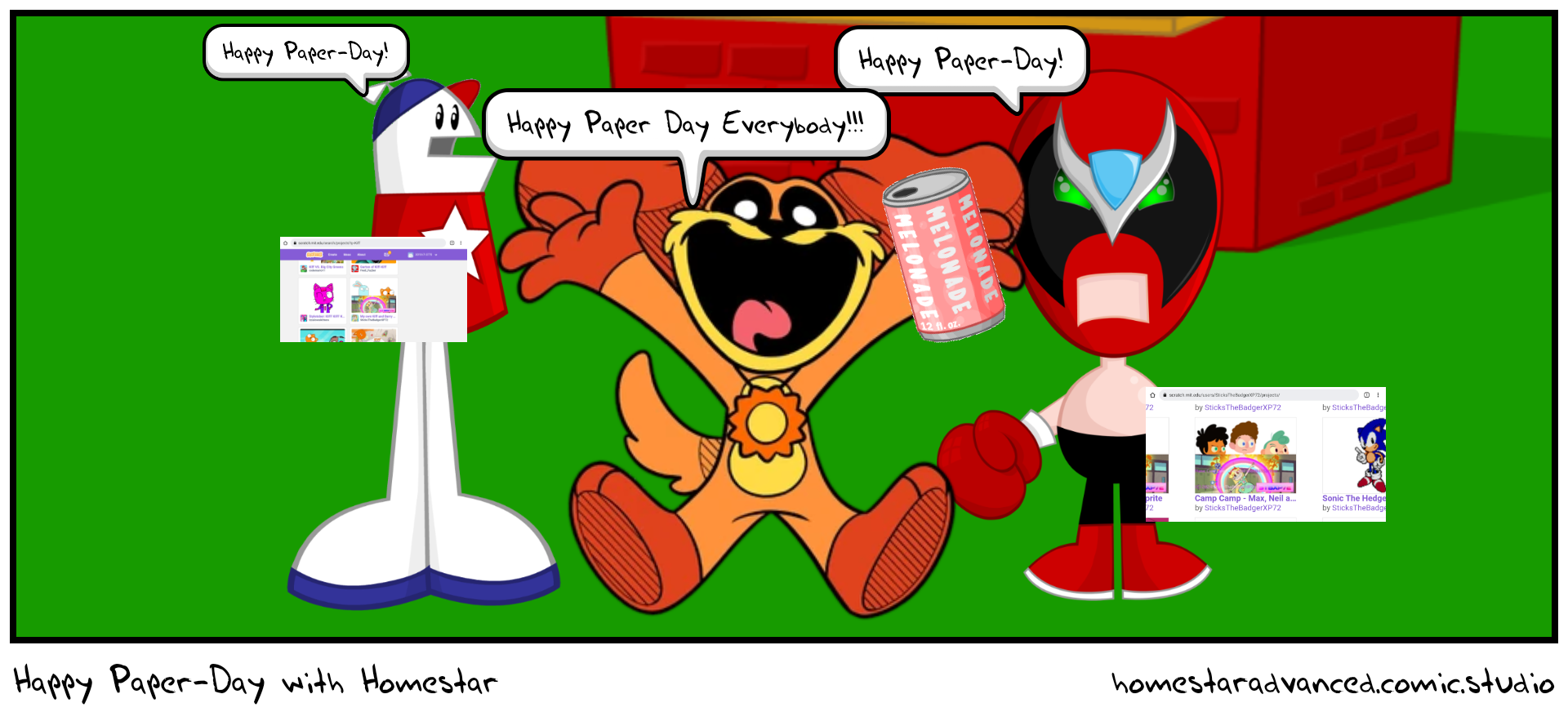 Happy Paper-Day with Homestar