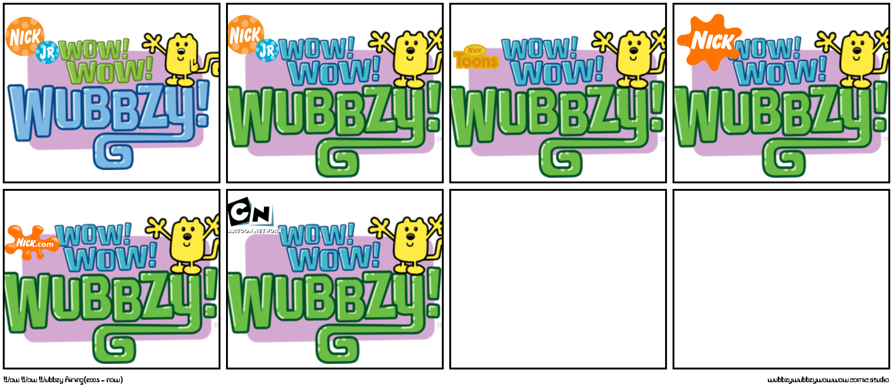 Wow Wow Wubbzy Airing(2005 - now)