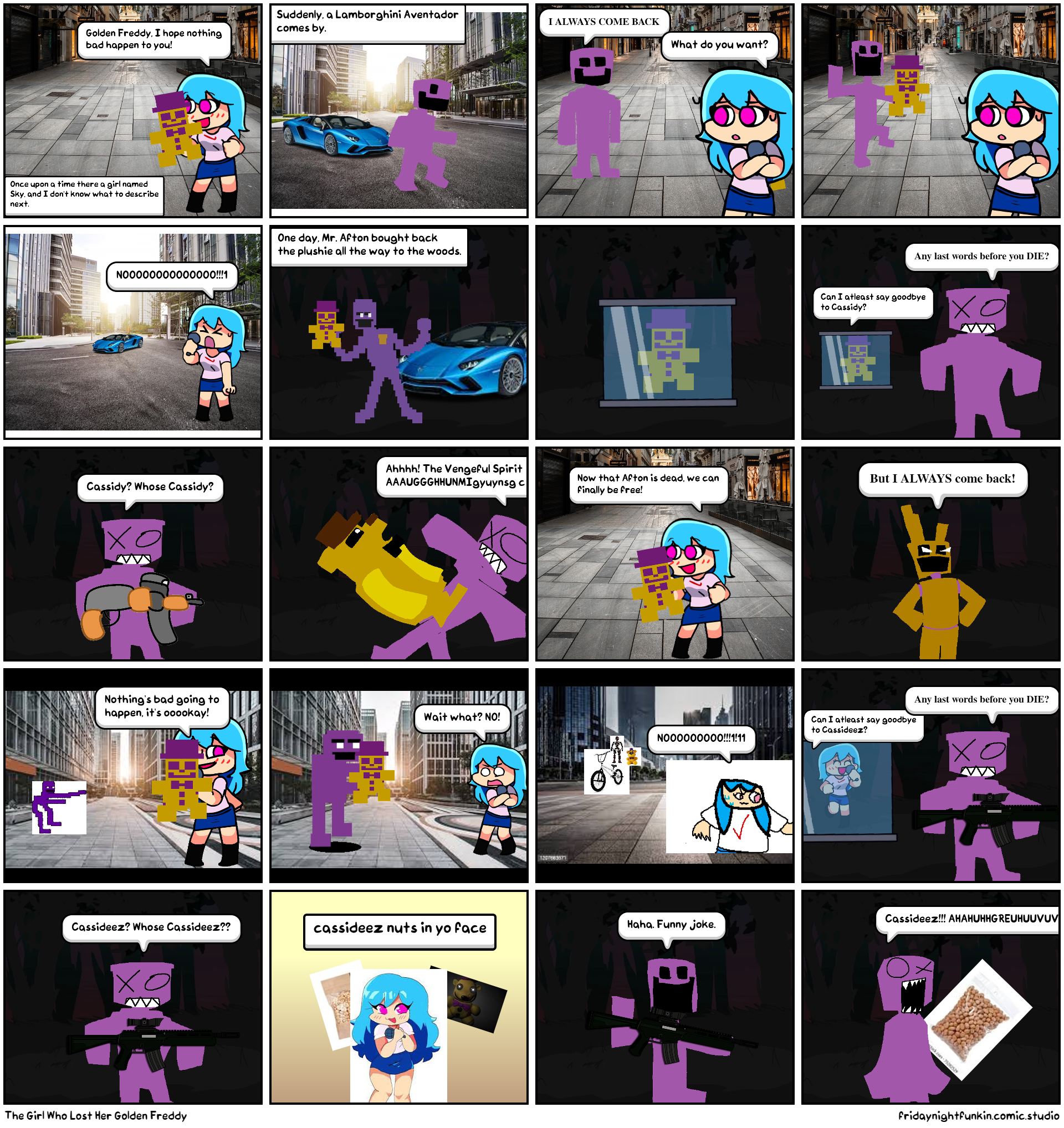 The Girl Who Lost Her Golden Freddy