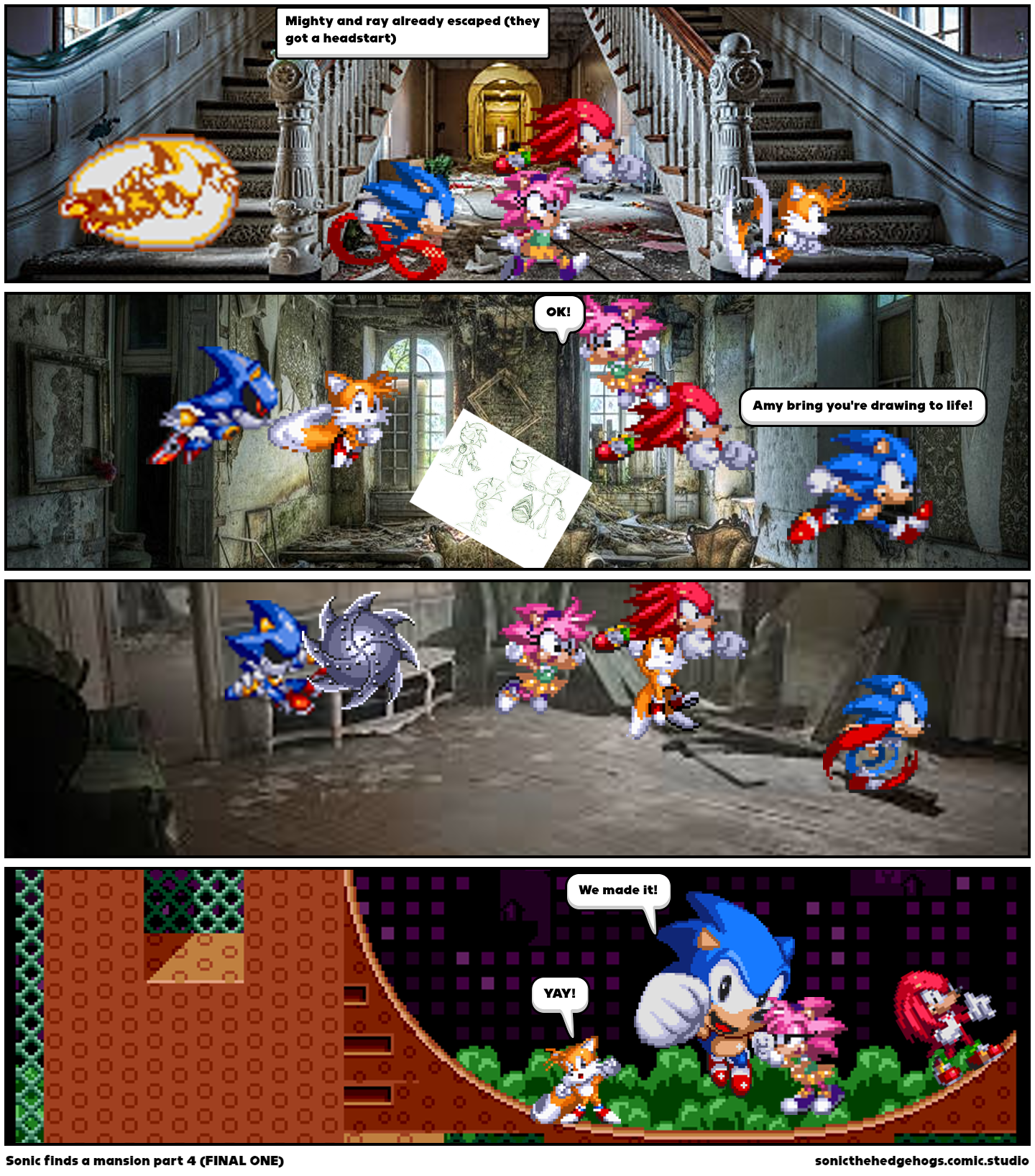 Sonic finds a mansion part 4 (FINAL ONE)