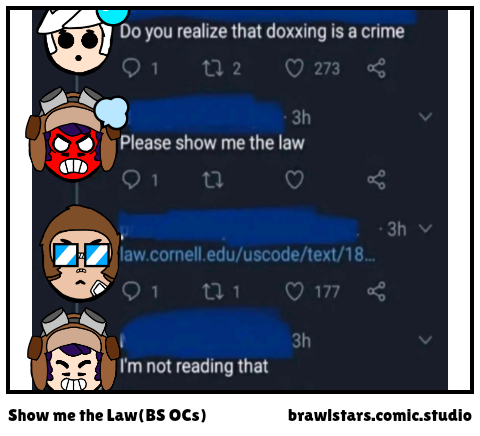 Show me the Law(BS OCs)