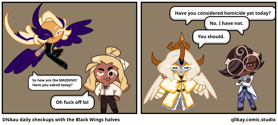 DNAau daily checkups with the Black Wings halves