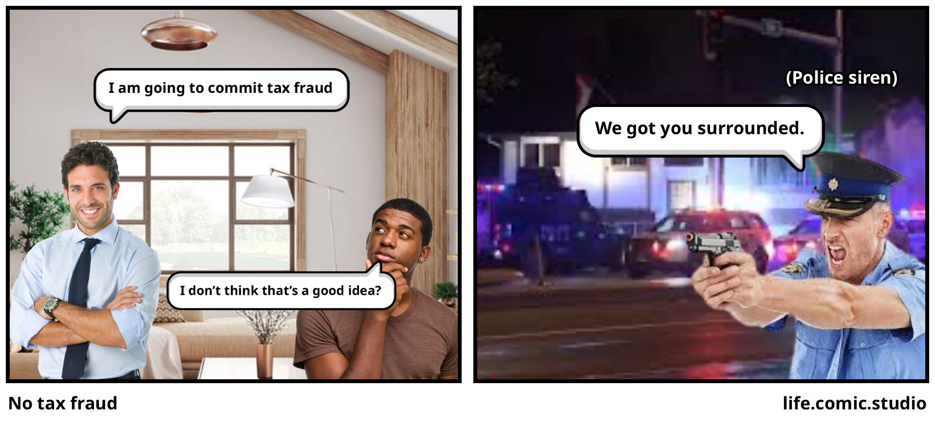 No tax fraud